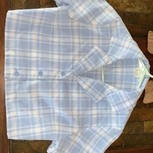J Galt plaid crop top